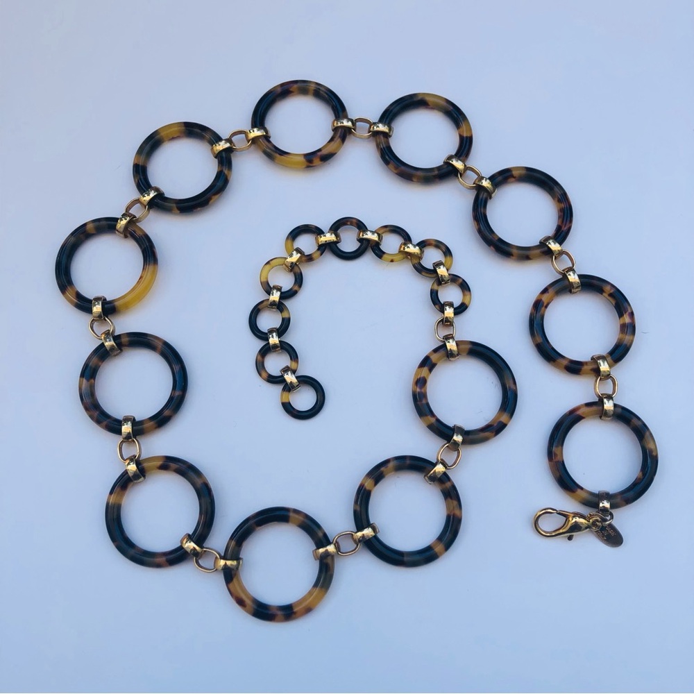 Vintage Faux Tortoise Shell Belt